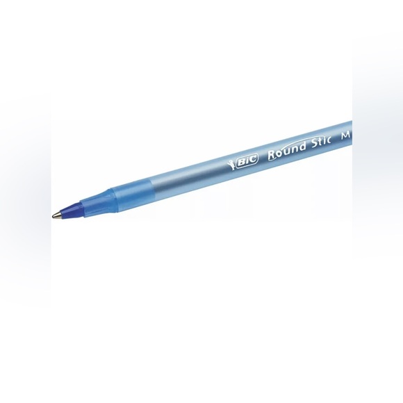 NEW 2pk 10 Count BIC Round Stick Xtra Life Ballpoint Blue Pen School Supplies - Picture 5 of 7